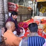 Chief Minister and BJP National President visit Shri Banke Bihari Temple
